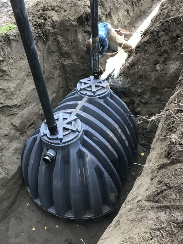 Septic System Installation in Progress